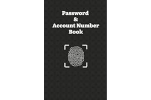 Password & Account Number Book: Never forget the password again | 5x8 | 106 Pages