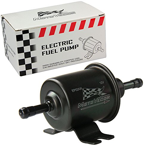 Kit Pompa Carburante Con Filtri 2 Pompe Carburante Elettriche HEP-02A 12V - Bassa Pressione 2.5-4 PSI, Per Benzina/Diesel Tubo Gas Rapido Vespa