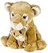 Wildlife Tree 11 and 5 Inch Stuffed Lion or Cougar Mom and Baby Plush Floppy Zoo Animal Family Collection