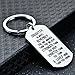 Daughter Always Remember You are Braver Strong Smarter than you think Key Chain Ring Stainless Steel (Daughter Key Chain)