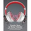 Hybrid-Active-Noise-Cancelling-Headphones-SuperEQ-S1-Wireless-Headphones-Over-Ear-with-Bluetooth-50-Ambient-Mode-45H-Playtime-Hi-Fi-Deep-Bass-Bluetooth-Headphones-with-Bulit-in-Mic-White Hybrid Active Noise Cancelling Headphones, SuperEQ S1 Wireless Headphones Over Ear with Bluetooth 5.0, Transparency Mode…