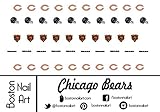 NFL - Chicago Bears Waterslide Nail Decals - 50pc