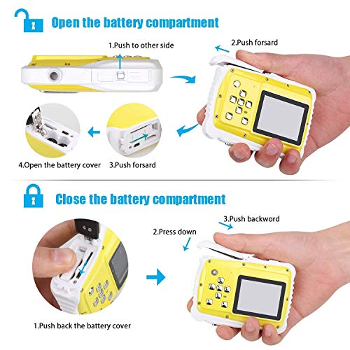 image for L8star Kids Camera Underwater Digital Camera-IP68 Waterproof Toddler C