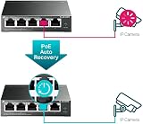 TP-Link TL-SG105PE Managed 5-Port Gigabit PoE+ Network Switch 65W Budget view 5