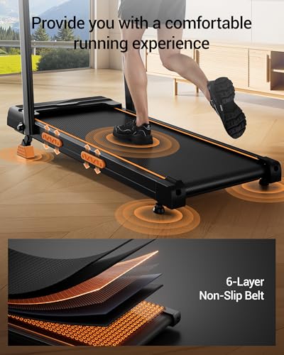 Folding Treadmill with 16% Incline, 3 in 1 Foldable Treadmill, Under Desk Walking Pad for Home Office, 10KM/H, 2.5HP Quiet Motor Portable Running Machine with Remote & LED Display, 136KG Capacity