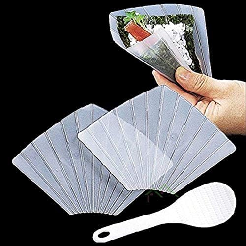 XIYAO Sushi Maker Tools Set 2 Hand Roll Temaki Molds With Rice Paddle Homemade DIY Sushi Onigiri Bento Rice Balls Mould Cooking Tools