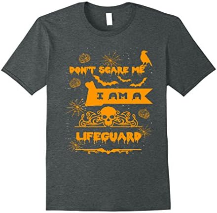 Mens Lifeguard Halloween Costume Funny Gift Women Men T Shirt XL Dark Heather