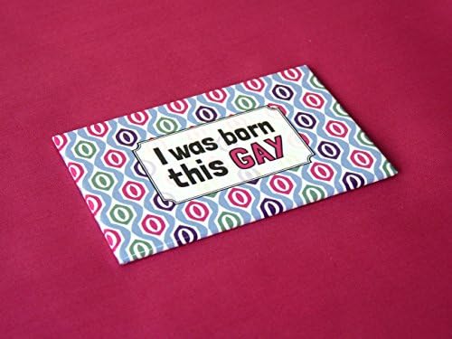 Handmade Gay pride colorful magnet