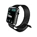 X-Doria 42mm Apple Watch Replacement Band, Mesh Band Metal Loop Band (Black) - Compatible with Apple Watch Series 1, Series 2 and Nike+