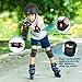 JBM Kids & Adults Knee and Elbow Pads with Wrist Guards Protective Gear Set, Impact Resistance for your Children Outdoor Activities’ Adventure, Roller Skating, Cycling, Scooter, Skateboarding Pads Set