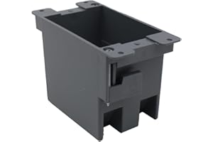 YQSIYU 1-Gang PVC Old Work Switch/Outlet Electrical Box,14 cu.in.Old Work Electrical Box 1 Gang Extra Deep,ETL,for Home Improvement,Plastic Junction Box for Switches(1 Pack)
