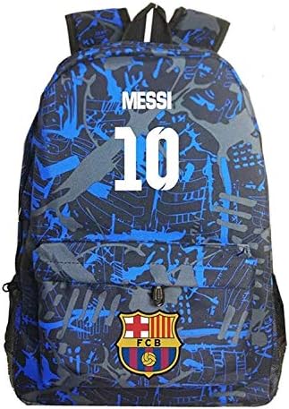 Messi Fans Backpack Barcelona Backpack Outdoor School Travel