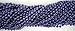 33 Inch 07 MM Round Purple Mardi Gras Beads - 6 Dozen (72 necklaces)