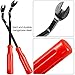 Auto Trim Removal Tools Kit Set of 4 pcs, SourceTon Car Panel Dash Radio Removal Installer Stainless Steel Pry Tools Kit, Fastener Remover Pry Bar Scraper for Door Trim Molding Dash Panel