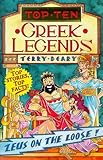 Front cover for the book Top Ten Greek Legends by Terry Deary