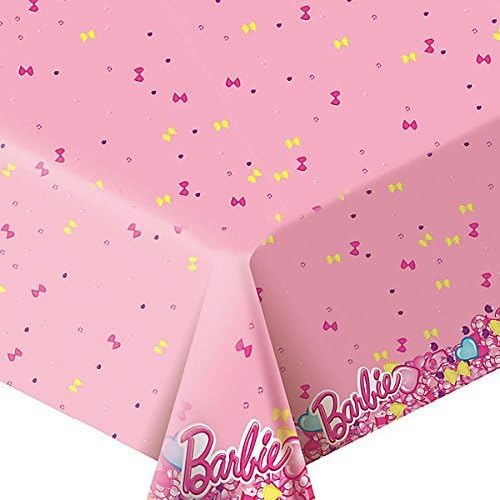 Rosman 1psc Tablecloths Polyethylene Rose Doll for Girls Birthday (72inch) Party Favors Party Supplies