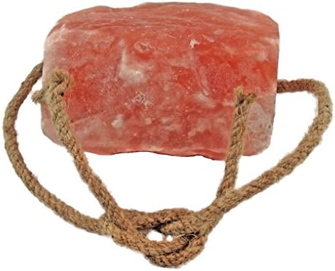 Himalayan Salt Block on Rope for Horses (3-4 pounds)