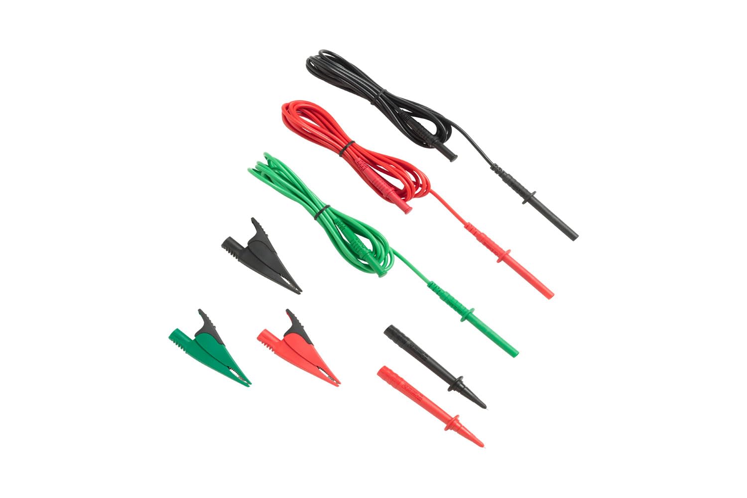 Fluke TL1550B 3 Piece Test Lead Set with Alligator