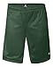 Champion 3.7 oz. Long Mesh Shorts with Pockets L ATHLETIC DARK GREEN