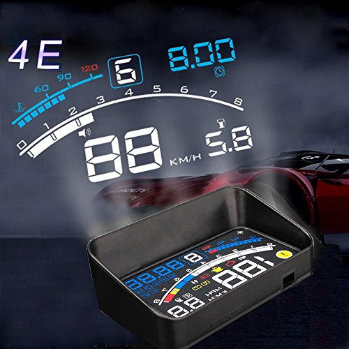 Camecho new 5.5" car hud obdii&eu-obd car spee…