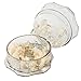 Native Spring No Mess Garlic Press with a Twist, Peels Minces or Crushes for Quick Meal Preparation Clear