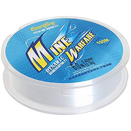 Ligne de pêche, Fil de pêche monofilament en nylon transparent Fort Monofilament Fil De Pêche Fil Premium Bobine(100…