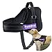 PetLove Dog Harness, Adjustable Soft Leash Padded No Pull Dog Harness for Small Medium Large Dogs, Black