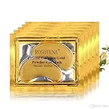Alisena 24K Gold Powder Gel Collagen Eye Masks Sheet Patch, Anti Aging,Remove Bags,Dark Circles &Puffiness,Anti Wrinkle,Moisturising,Hydrating,Uplifting Whitening,Remove Blemishes(10 Pair)