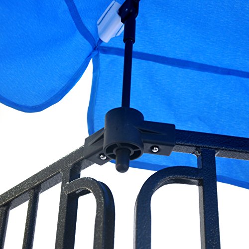 ALEKO DKR60BL Umbrella Cover for Large Sized Heavy Duty Playpen in Blue - Thumbnail 6