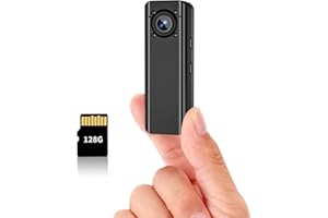 HJBDGS Body Cam 4K HD Mini Body Camera with 128GB Memory Card Motorcycle Dash Cam Wearable Camcorder for Daily Records Easy to Use with Back Clip Lightweight and Portable for Traveling Cycling Bodycam