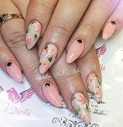 12 sets Pink flower petals red rose bud white sunflowers hippie butterflies NAIL DECALS French lavender peony NAIL ART STICKERS bohemian flower child hippy NAIL WRAPS wedding party decor nail tips