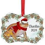 Yellow Orange Tomato Frog Christmas Ornament 2024