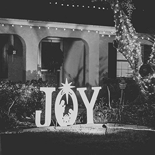 Teak Isle Christmas Joy Nativity Yard Sign Pricepulse