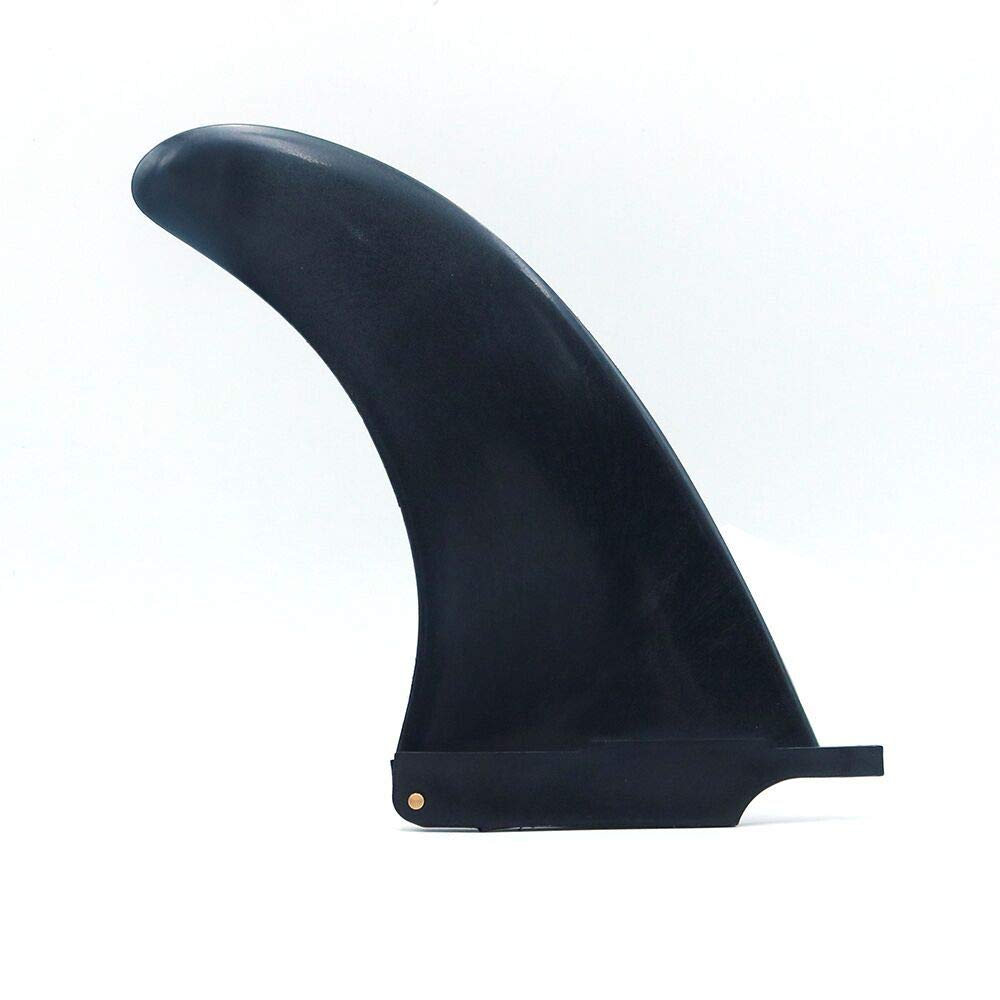Namvo 7-inch Soft Top Surf Fin for SUP Surfboard, Softboard, Paddleboard, Surfing Boards, Soft Fins Replacement - Black