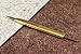 New Vergez Blanchard Flat Knife Brass Scabbard “L'Indispensable”. Leather Tool (brass handle + blade)