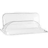 COPLKY Multipurpose Food CoverProtector 13x10.6in Rectangular Dome for Dessert Bread Fruit