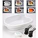 iMeshbean® 25W Ion Ionic Detox Foot Bath Aqua Cleanse SPA Machine with Tub, 2 Arrays for Health Care, 10 pcs Tub Liners as Gift