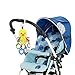 Gbell Baby Stroller Musical Rattles Handbells Toy - Carseat Soft Plush Animal Toys Developmental Educational Sensory Toys for Newborn Infants Babies Boy Girls 0-3 Year Old,1Pcs (D)