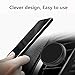 Phone Magnetic Car Mount and Finger Ring Holder, ANARONA 360° Rotation Zinc Alloy Grip Finger Ring Stand Compatible with iPhone 8, 7, plus, 6S, Galaxy S7, S7 Edge, S6, S8, Tablets and GPS (Rose Gold)