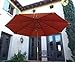 Formosa Covers 11 Foot 8 Ribs Replacement Umbrella Canopy for Outdoor Octagonal Market Patio (Canopy ONLY) (Terra Cotta)