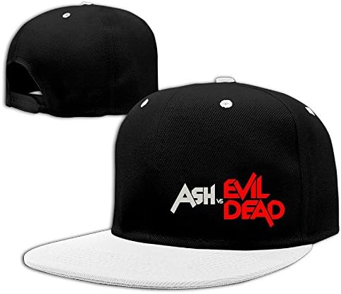 PCY Snapback Flat Billed US Comedy Horror TV Series Sporting Hats Caps White