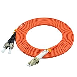 Jeirdus 1Meter 3ft LC to ST Duplex 62.5/125 OM1