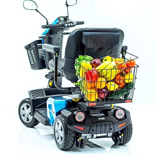 Challenger Mobility Rear Basket Challenger J900 for most Drive and Pride Mobility Scooters, Large - Thumbnail 6