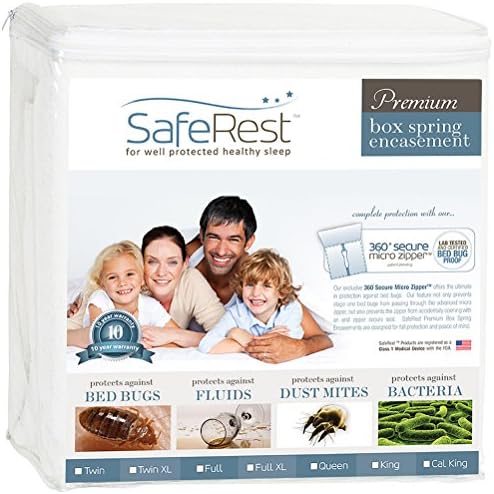 SafeRest Premium Bed Bug Proof Box Spring Encasement