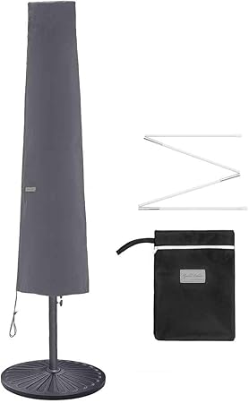 Amazon Com Garden Balsam Patio Umbrella Cover For 7 To 11ft Patio Umbrellas Waterproof And Durable Market Umbrella Cover With Zipper And Rod Garden Outdoor
