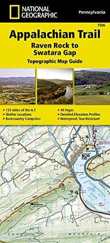 Appalachian Trail: Raven Rock to Swatara Gap Map [Pennsylvania] (National Geographic Topographic Map Guide, 1506)