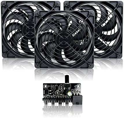 CHUIZIRIG 120x120x25mm 120mm 12V 0.45A 2Pin DC Brushless Cooling Fan ...