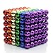 MagneBalls - 222 pcs 5MM Magnetic Ball Set for Office Stress Relief |Desk Sculpture Toy Perfect for Crafts,Jewelry and Education|Magnetized Fidget Cube Provides Relief for Anxiety,ADHD,Autism, Boredom
