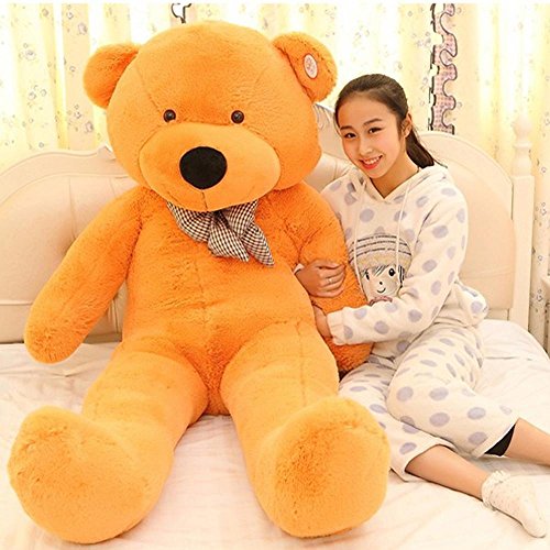 Lovely Teddy Bear With Tie Soft Sleeping Pillow Plush Animal Toys