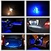LEDpartsNow Hyundai Elantra 2011 & Up Blue Premium LED Interior Lights Package Kit (8 Pieces)